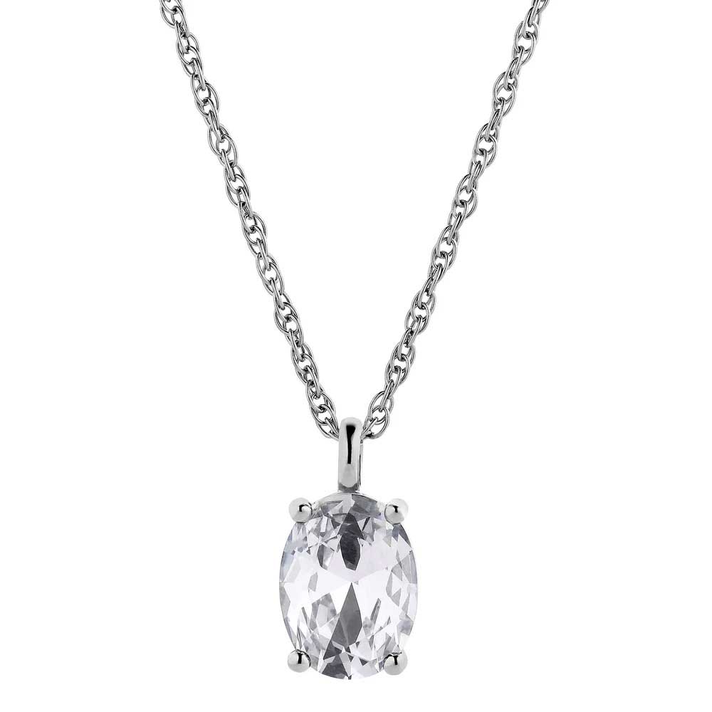 Dyrberg Kern Barga Necklace Silver Crystal